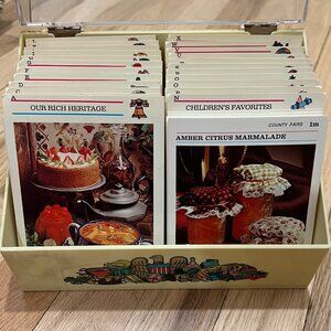 McCall's Great American Recipe Card Collection In Plastic Box Vintage